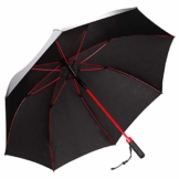 Plemo Regenschirm, Hochwertiger Stylischer Stockschirm Golfschirm Partnerschirm für Zwei, 120 cm Durchmesser, Wasserabweisend - 1
