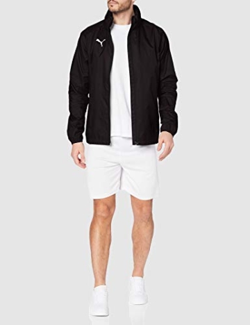 PUMA Herren LIGA Training Rain Jacket Core Black White, XL - 4