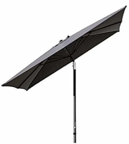 Pure Home & Garden Kurbelschirm Sunrise 300 x 200 anthrazit, mit UV-Schutz 40 Plus, Knicker und abnehmbarem Bezug - 1