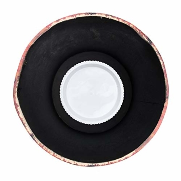 Rebecca Mobili Regenschirm Schirmhalter Leinwand beige rund Life is Riding Retro Flur (Cod. RE4760) - 6