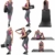 REXOO Pilates Yogamatte Fitnessmatte Gymnastikmatte Sportmatte Matte, Größe: 183cm x 61cm x 1cm, Farbe: Schwarz - 6