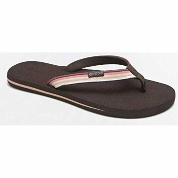 Rip Curl Freedom Damen Zehentrenner Kunstleder,Frauen,pflegeleicht,Sandale,Flipflops,Strand,wasserabweisend,leicht,Rust,36 - 3