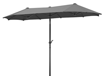 Schneider Sonnenschirm Salerno, anthrazit, ca. 300 x 150 cm, rechteckig - 3