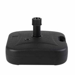Sekey Marktschirmständer Sonnenschirmständer für Schirmstöcke bis 32-38 mm,schwarz,24kg - 1