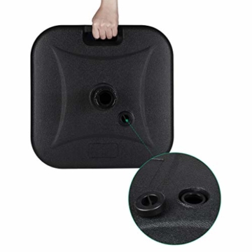 Sekey Marktschirmständer Sonnenschirmständer für Schirmstöcke bis 32-38 mm,schwarz,24kg - 4