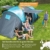 Skandika Kuppelzelt Hammerfest für 4 Personen | Campingzelt mit eingenähtem Zeltboden (Protect), schwarzen Kabinen (Sleeper), 2 Schlafkabinen, Moskitonetze, 2 m Stehhöhe, 2000 mm Wassersäule - 7