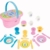 Smoby 310589 – Peppa Wutz Picknick-Korb – Spielset mit Spielzeug-Teeservice (20 Teile), inkl. Teller, Besteck, Becher, für Kinder ab 3 Jahren, rosa - 3