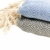 SOLTAKO XXL 2X Fouta Strandtuch Handtuch Saunatuch Badetuch Hamamtuch Yoga Decke Pestemal in Jeansblau & Pastellgrau Farben als 2er Geschenkset extra groß, 100 x 200 cm - 3