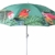 Sonnenschirm UV-Schutz 40+ Strandschirm Balkonschirm Schirm grün bunt mit Papagei tropisch Ø 155 cm - 3