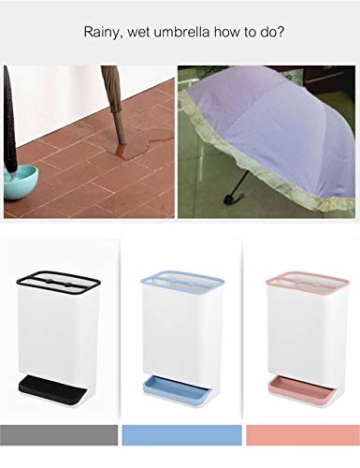 SPDYCESS Schirmständer Regenschirmständer Regenschirm Lagerregal mit Wasserauffangschale Geeignet für Alle Regenschirme, rutschfeste, Höhe: 29.5 cm - 6