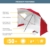 Sport-Brella Umbrella Sonnenschirm für Strand und Garten, Robust, Schutz vor Sonne, Regen und Wind, Mit Tragetasche, Blau, 54'' / 136cm - 4