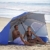 Sport-Brella Umbrella Sonnenschirm für Strand und Garten, Robust, Schutz vor Sonne, Regen und Wind, Mit Tragetasche, Blau, 54'' / 136cm - 6