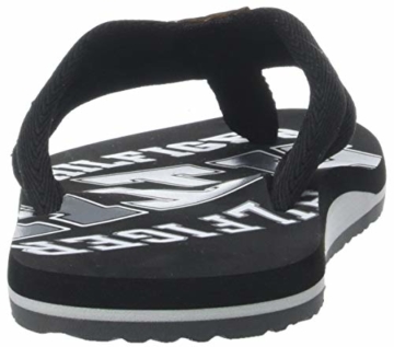 Tommy Hilfiger Herren ESSENTIAL TH BEACH SANDAL Zehentrenner, Schwarz (Black 990), 42 EU - 4