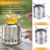 TOMSHOO Holzofen Tragbar Hobo Ofen Campingkocher Holzvergaser Klapp und Winddicht Kompakt Edelstahl Herd für Outdoor Camping Picknick BBQ - 3