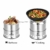 TOMSHOO Holzofen Tragbar Hobo Ofen Campingkocher Holzvergaser Klapp und Winddicht Kompakt Edelstahl Herd für Outdoor Camping Picknick BBQ - 7