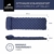 udonia Isomatte - ultraleichte Luftmatratze (blau) für Camping & Outdoor - mit Kopfkissen, praktischem Tragebeutel, Pumpe & Reparatur-Set - 2