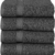 Utopia Towels - 4er Pack Badetuch Set Badetücher aus Baumwolle 600 g/m² - 69 x 137 cm (Grau) - 1
