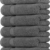 Utopia Towels - Handtücher Set aus Baumwolle 700 GSM - 100% Baumwolle, 41 x 71 cm - 6er Pack (Grau) - 1