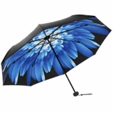 Volles Licht abschirmende Doppelsonnenschirm-Regenschirm Falten 3 Tragbare Rainy Regenschirme Sonnenschirm Folding Sonnenschirm - 1