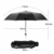 Volles Licht abschirmende Doppelsonnenschirm-Regenschirm Falten 3 Tragbare Rainy Regenschirme Sonnenschirm Folding Sonnenschirm - 4