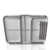Wohaga Campingtisch klappbarer Alutisch 75x55x60cm mit Tragefunktion - Klapptisch Gartentisch Beistelltisch Falttisch Picknicktisch Aluminiumtisch faltbar und höhenverstellbar - 6
