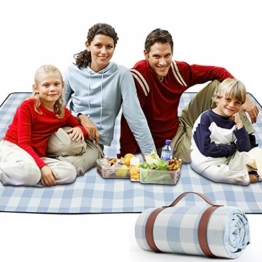 Zorin Picknickdecke 150 x 200 cm(60"x 79") Stranddecke wasserdichte Schnelles Trocknen Picknick Matte für den Strand Outdoor Camping Piknicke und Wanderungen - 1