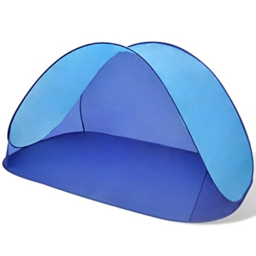 Anself Strandmuscheln Pop Up Strandzelt Zelt UV Schutz 30 mit Boden für 2 Personen 3 Farbe Optional - 1