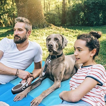 AWAVO Picknickmatte Stranddecke, extra große 200 * 210cm wasserdichte sandfreie Picknickdecke, schnell trocknende Strandmatte für Reisen, Camping, Wandern und Musikfestivals - 5