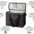 COTTARA Neu Premium Kühltasche faltbar 2er Pack – Einkaufstasche groß mit verstärktem faltbarem Boden – Ideal als Isoliertasche, Einkaufskorb, Picknicktasche (Schwarz, 40 x 24 x 31 cm) - 7