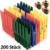 Deuba Wäscheklammern 200 Stück Kunststoff Extra Starke Feder mit Verzinktem Stahldraht Witterungsbeständig in 4 Farben - 4