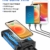 DJROLL 36000mAh Qi Wireless Solar Powerbank mit 4 USB/Typ C Ausgängen und LED-Lampe, Tragbares Outdoor Wasserdichtem Power Bank Solarpanel Kompatibel für iPhone Samsung Smartphones - 3