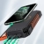 Hiluckey Wireless Solar Powerbank 26800mAh Wasserdichtes Solar Ladegerät USB C Externer Akku mit 4 Outputs, Qi Power Bank für iPhone, Samsung, Huawei, iPad und mehr - 4
