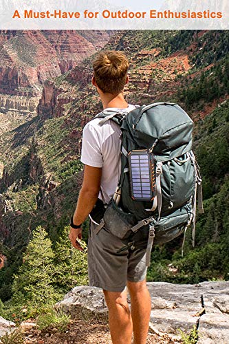 Hiluckey Wireless Solar Powerbank 26800mAh Wasserdichtes Solar Ladegerät USB C Externer Akku mit 4 Outputs, Qi Power Bank für iPhone, Samsung, Huawei, iPad und mehr - 7