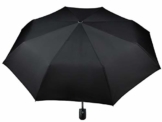 ISO TRADE Taschenschirm Auf-Zu Automatik 110cm Mini Regenschirm Winddicht schwarz #3406 - 1