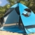 Juliyues Strandzelt pop up Strandmuschel Strandzelt Baby UV Schutz Extra Light Automatische mit Reißverschluss Tragbar Beach Zelt Wurfzelt für Familien Baby Urlaub - 5