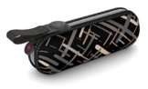 Knirps X1 Taschenschirm - Elektra Neutral - inkl. Eva-Hardcase im Schirmdesign - 100% Polyester - Hochqualitative Verarbeitung - Windkanal getestet - Manual, klein, kompakt, leicht u. zuverlässig - 1
