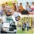 Kühltasche Klein Faltbar Thermotasche für Die Arbeit Männer Frauen Lunch Taschen Picknicktasche Isoliertasche Camping Reise Barbecue Milch Frühstücken Getränke Verstellbarer Schultergurt - 3