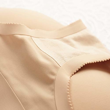 Mmsww Ladies Unterwäsche, Beauty-Body-Hosen Gefälschte Butt Taillen Hüften Big Size Hüften Briefe Glatt EIN Stück Nicht Markieren Dicken Armpolster,Black,XL - 2