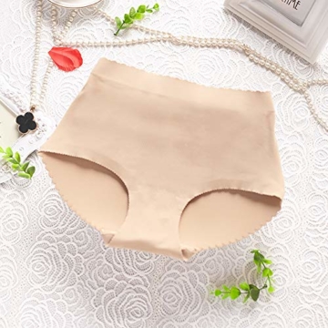 Mmsww Ladies Unterwäsche, Beauty-Body-Hosen Gefälschte Butt Taillen Hüften Big Size Hüften Briefe Glatt EIN Stück Nicht Markieren Dicken Armpolster,Black,XL - 3