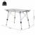 Outsunny Picknick Klapptisch, Falttisch, Höhenverstellbarer Campingtisch, Inkl. Tragetasche, Aluminium, Silber, 90 x 53 x 45-65 cm - 7
