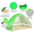 Pop Up Strandmuschel, LOTUSWILD Automatisches StrandZelt Extra Leicht UV-Schutz Portable Beach Zelt für Camping/Outdoor/ BBQ/Garten/Park/Angeln/Strand/Familienaktivitäten im Freien (für 2-4 Personen ) - 2