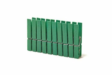 remake 80 STK Wäscheklammern Ökologische 95% Recycelte Kunststoff. Made in Italy. Ideal für Wäscheleinen im Freien und Lebensmitteltaschen. Widerstandsfähig, Winddicht. Grün Farbe - 11