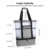 Strandtasche Groß Mesh Beachbag mit Wasserdichtem Kühlfach Hoch Kapazität Reißverschluss Sommer Tasche 41 * 15 * 51cm Beachbag Urlaubstasche für Strand Urlaub Reise Picknick - 5