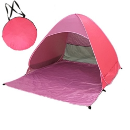 thematys Pop Up Strandmuschel wasserdicht - Robustes, ultraleichtes Strandzelt perfekt geeignet als Sonnenschutz am Strand, Meer & See (3-4 Personen, Style 2) - 1