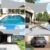 Wokkol Sonnensegel, Sonnenschutz Sonnensegel Wasserdicht, Sonnenschutz Balkon Hergestellt aus Hochwertigem Polyester mit UV Schutz, 160 g/m2 für Garten/Balkon/Terrasse (2M*3M) - 7