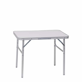 WOLTU Campingtisch Klapptisch Alu Gartentisch Arbeitstisch Balkontisch Reisetisch,75x55x25,5-58,5cm, Tischplatte aus MDF CPT8131ws - 1