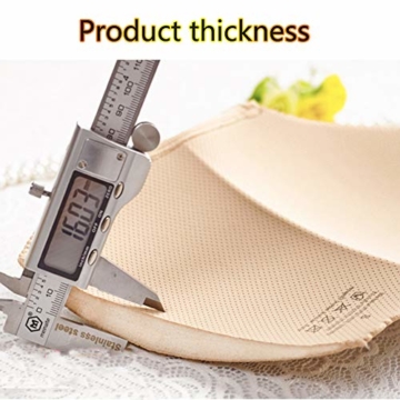 YURU Fake Gesäß Taille Lift Gesäß Slips Atmungsaktiv Nahtlose Verdickung Armpolster Weiblich,Beige-S - 3