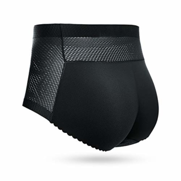 YURU Fake Gesäß Taille Lift Gesäß Slips Atmungsaktiv Nahtlose Verdickung Armpolster Weiblich,Beige-S - 1