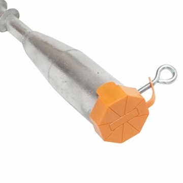 8x Bodenhülse 64 mm Feuerverzinkt Universal Einschraubbodenhülse Schirmständer Eindrehhülse für Wäschespinne Einschraubhülse Hülse - 4