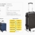 Amazon Basics - Hartschalen-Trolley mit Schwenkrollen - 55cm Handgepäck-Größe, für Ryanair und die meisten anderen Billigfluglinien genehmigt - 2